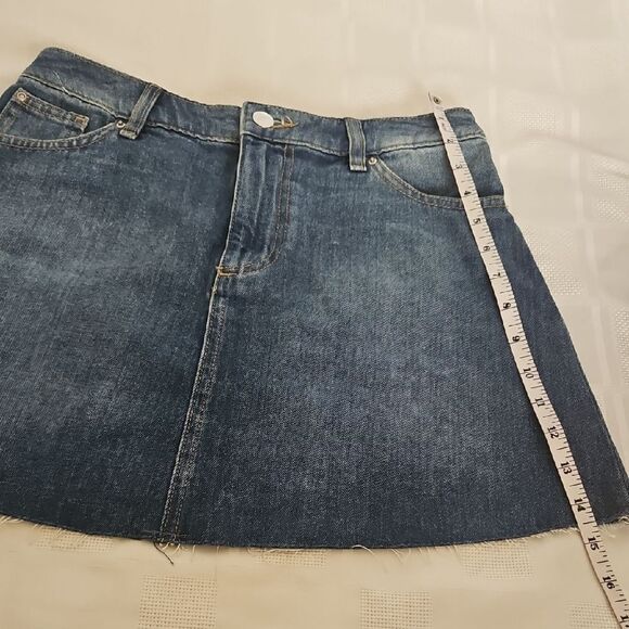 H&M Blue A-Line Mini Skirt Casual - Picture 8 of 16